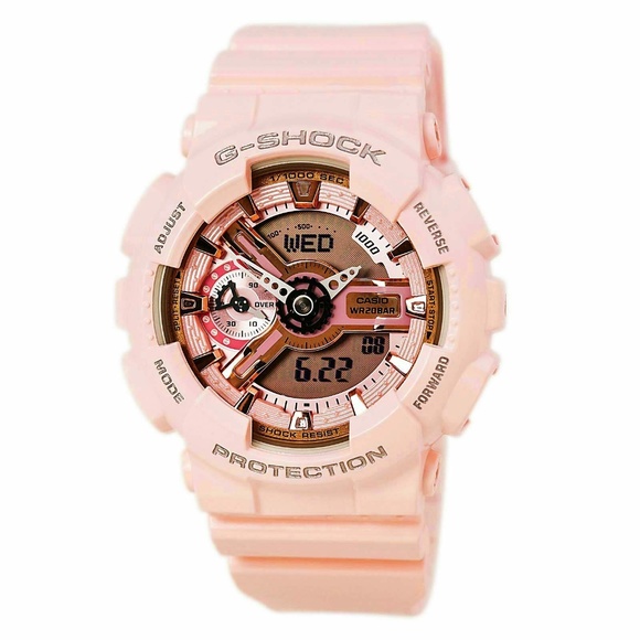 G-Shock Accessories - Brand New  GMAS110MP-4A1 Lady's Ana-Digi Pink